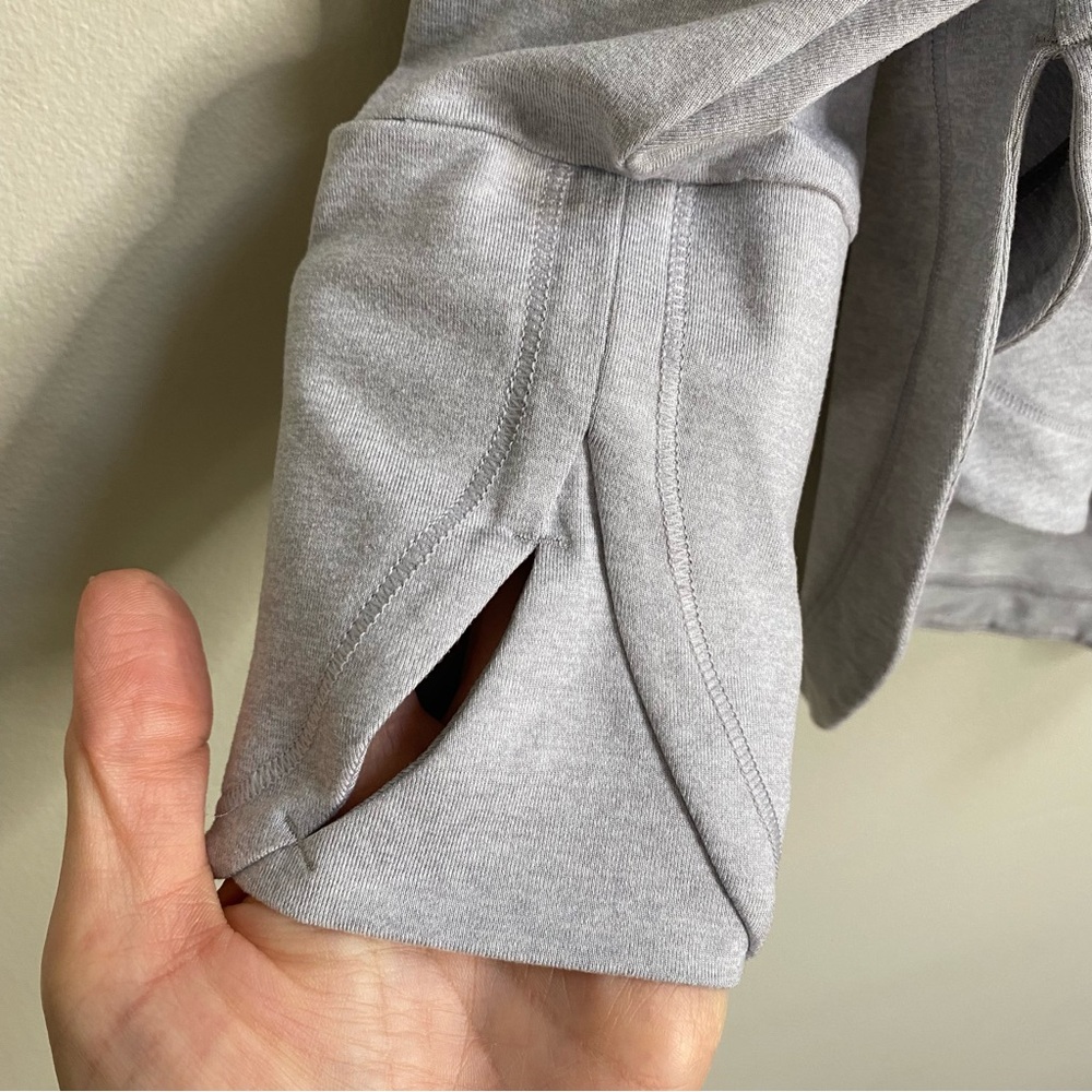 Athleta Light Heather Grey Uptempo Hoodie Size 1X - Picture 8 of 16